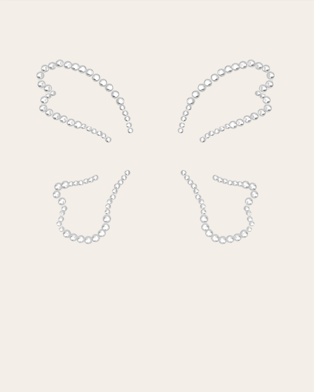 The Butterfly face jewels Franky Amsterdam