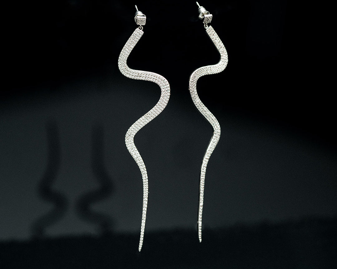 Ophidia earrings silver