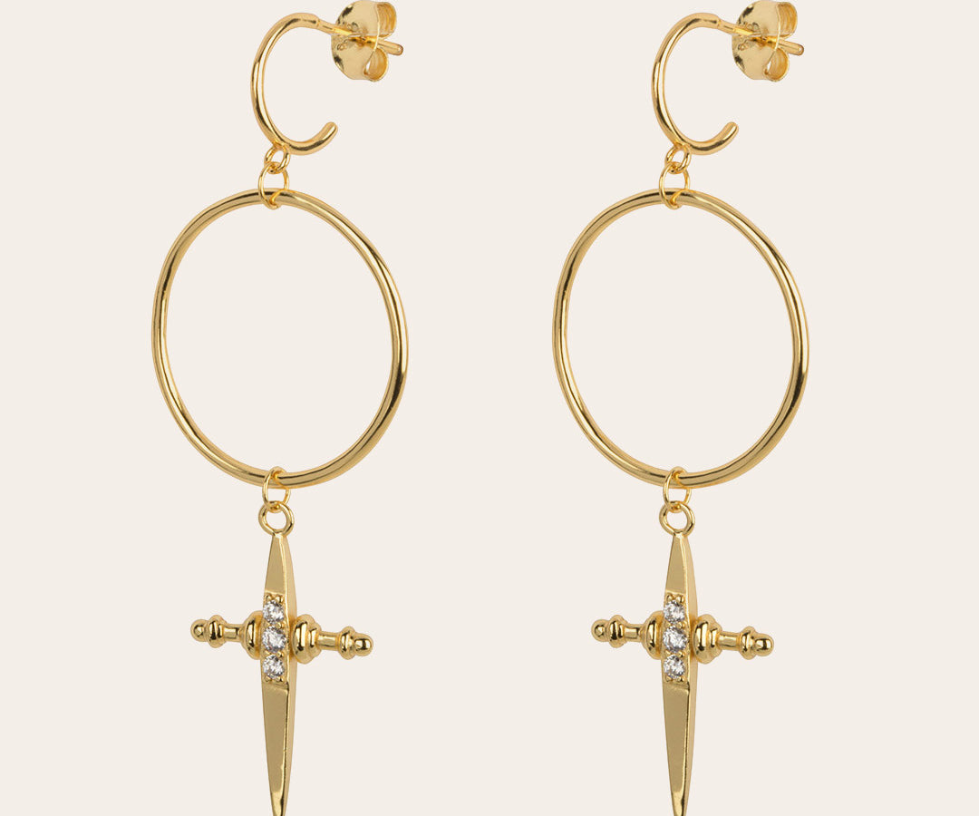 Serene Beverly earrings gold