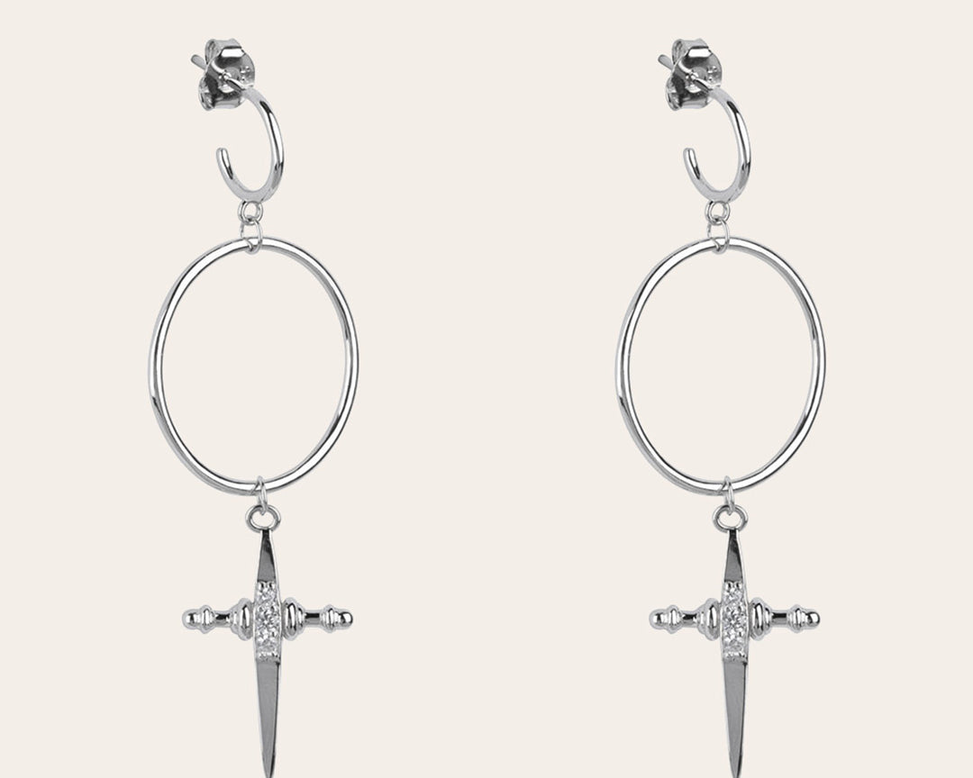 Serene Beverly earrings silver
