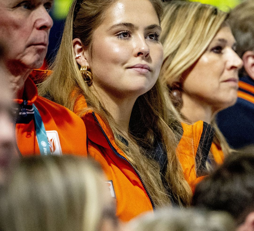 Princess Amalia wears our ear cuffs