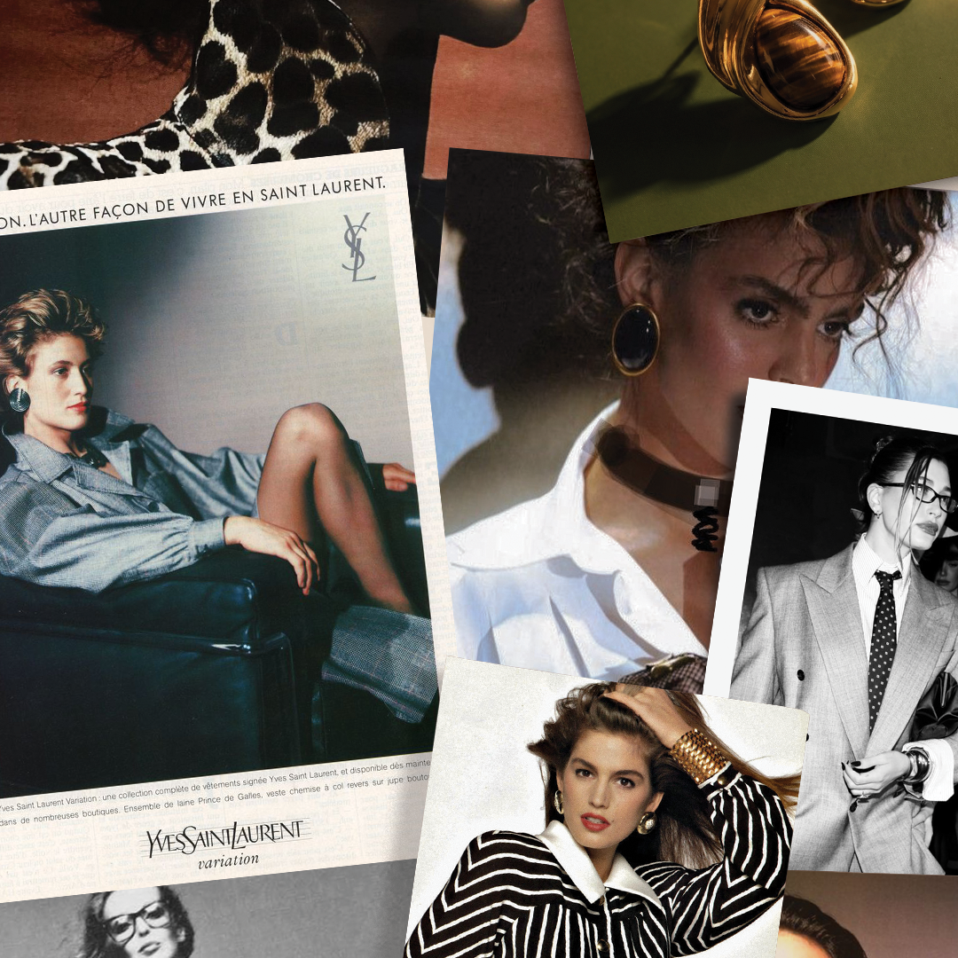 Meet The Icons: Statement Earrings & The Return of Power Dressing