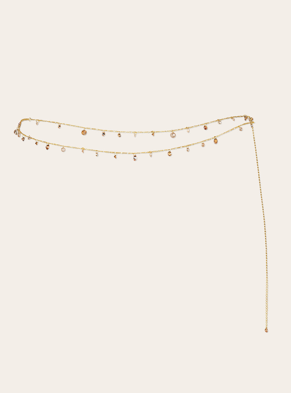 De Alma belly chain - gold plated