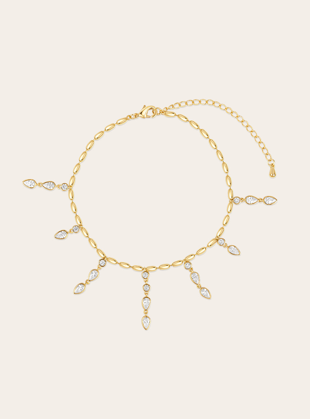 De Zuri Anklet - gold plated