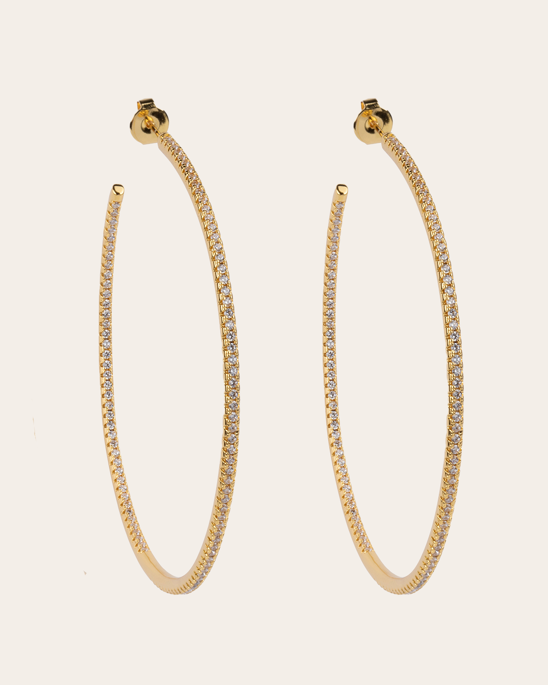 The JLo hoops XL - gold plated