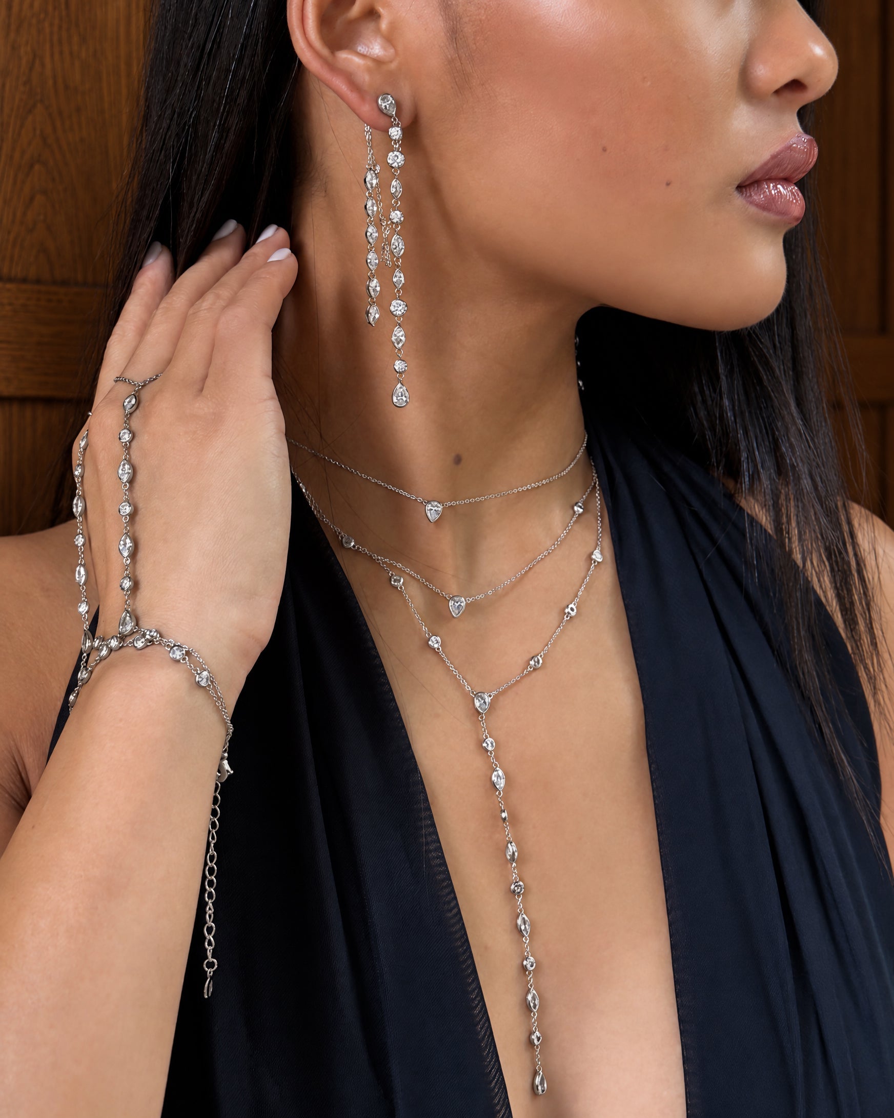 De Aurelia Ultimate Statement-set – silver plated