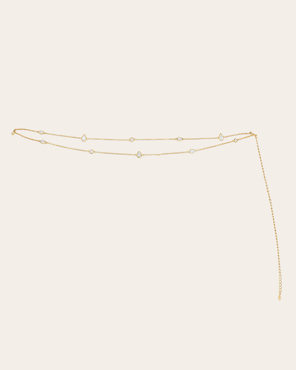 De Aurelia belly chain - gold plated