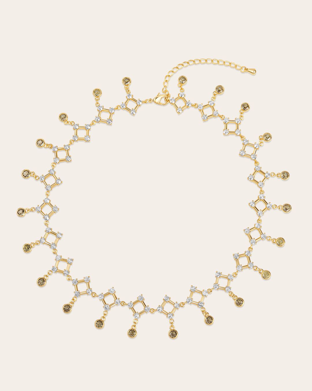 De Nerissa choker ketting - gold plated