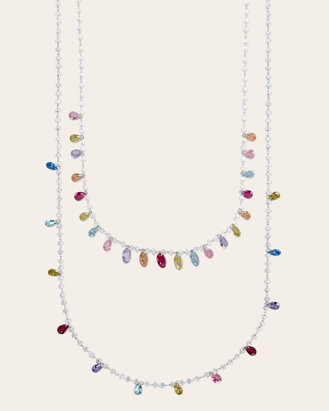 De Melodia ketting - silver plated