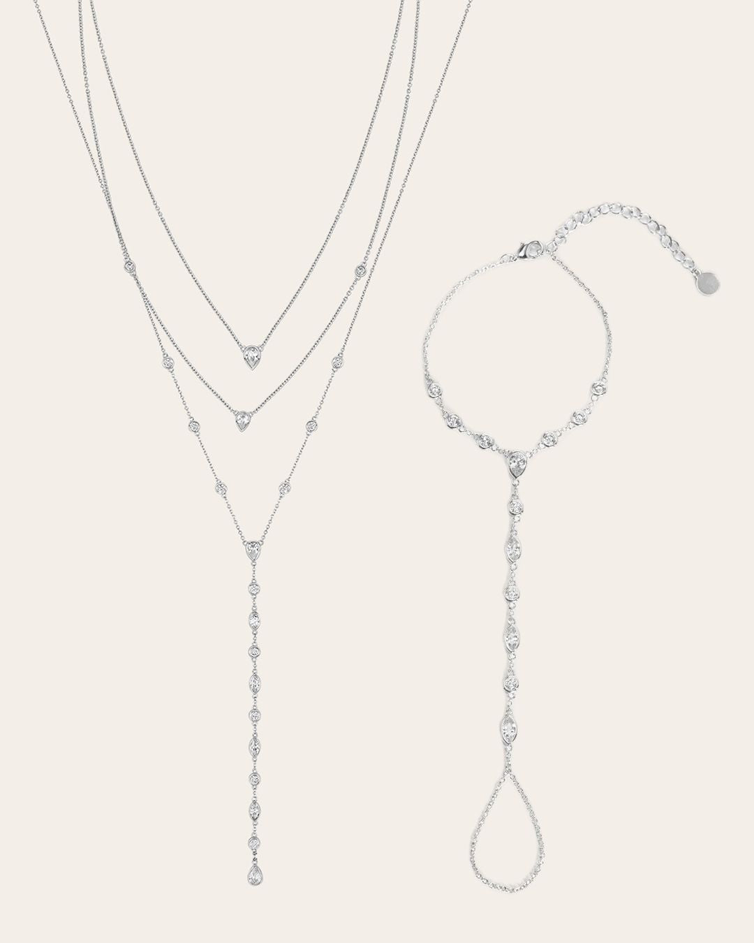 De Iconic Aurelia set – silver plated