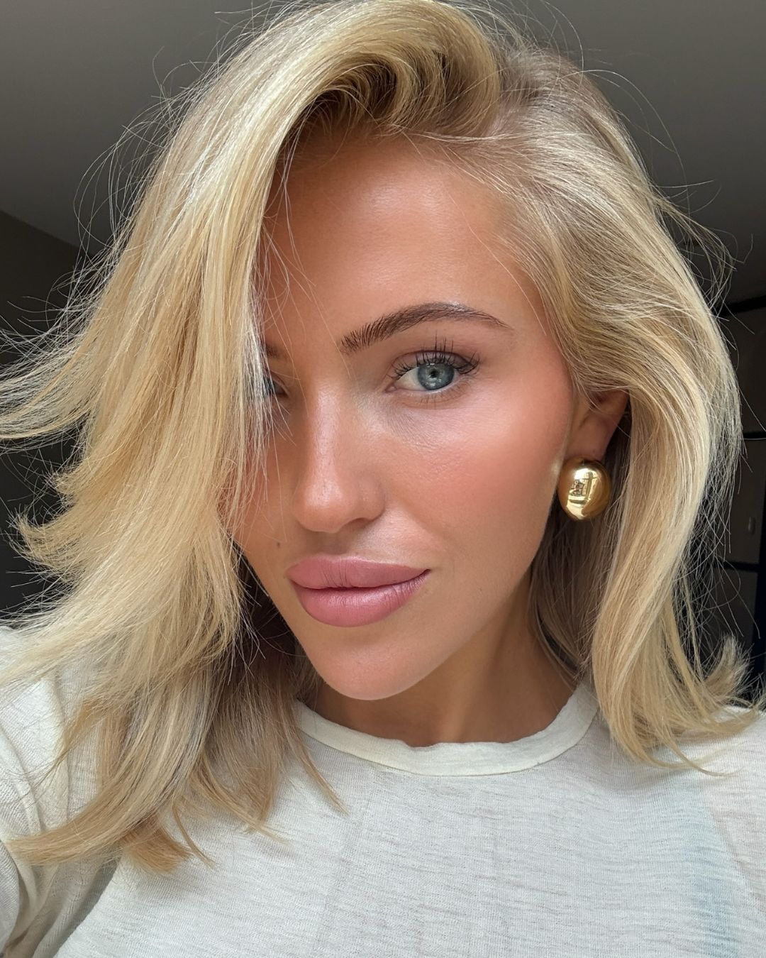 De Giulia oorbellen - gold plated