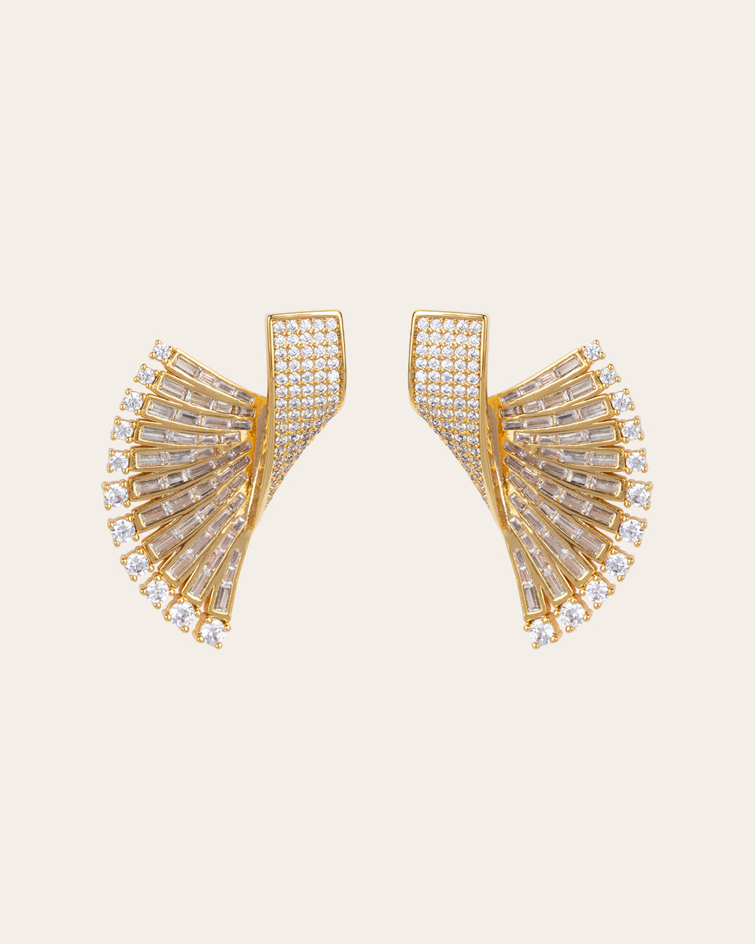 The Mirage earrings - gold plated
