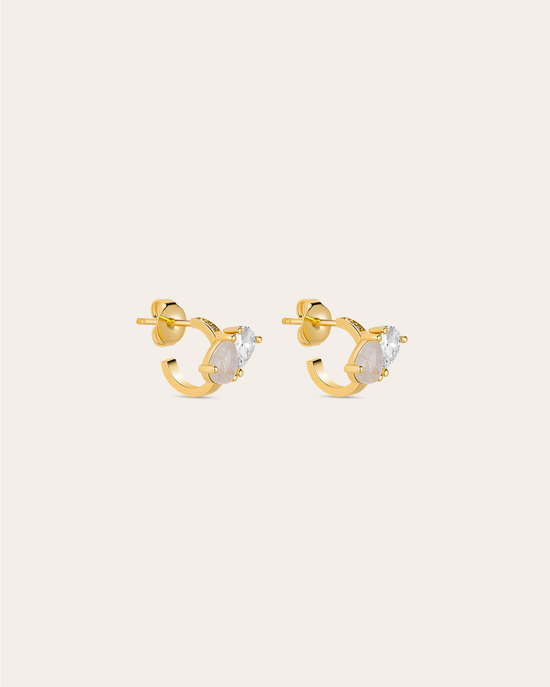 The Ayla Moonstone studs