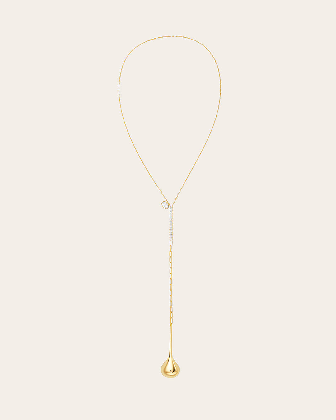 De Rhea back chain - gold plated