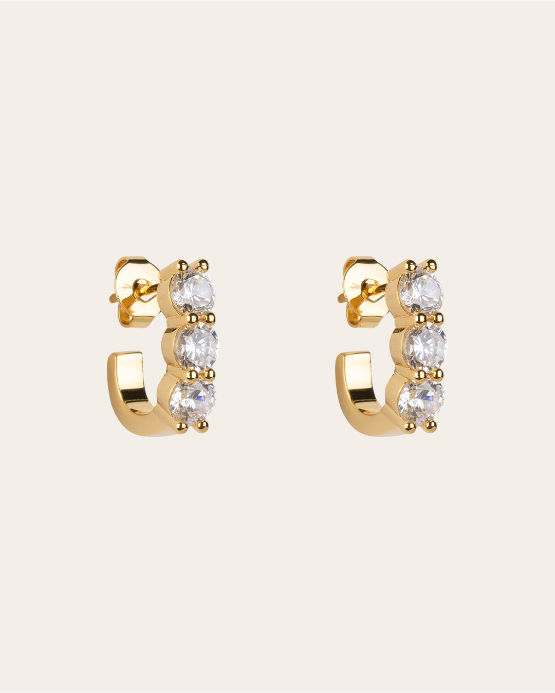 The Celine earrings - gold plated