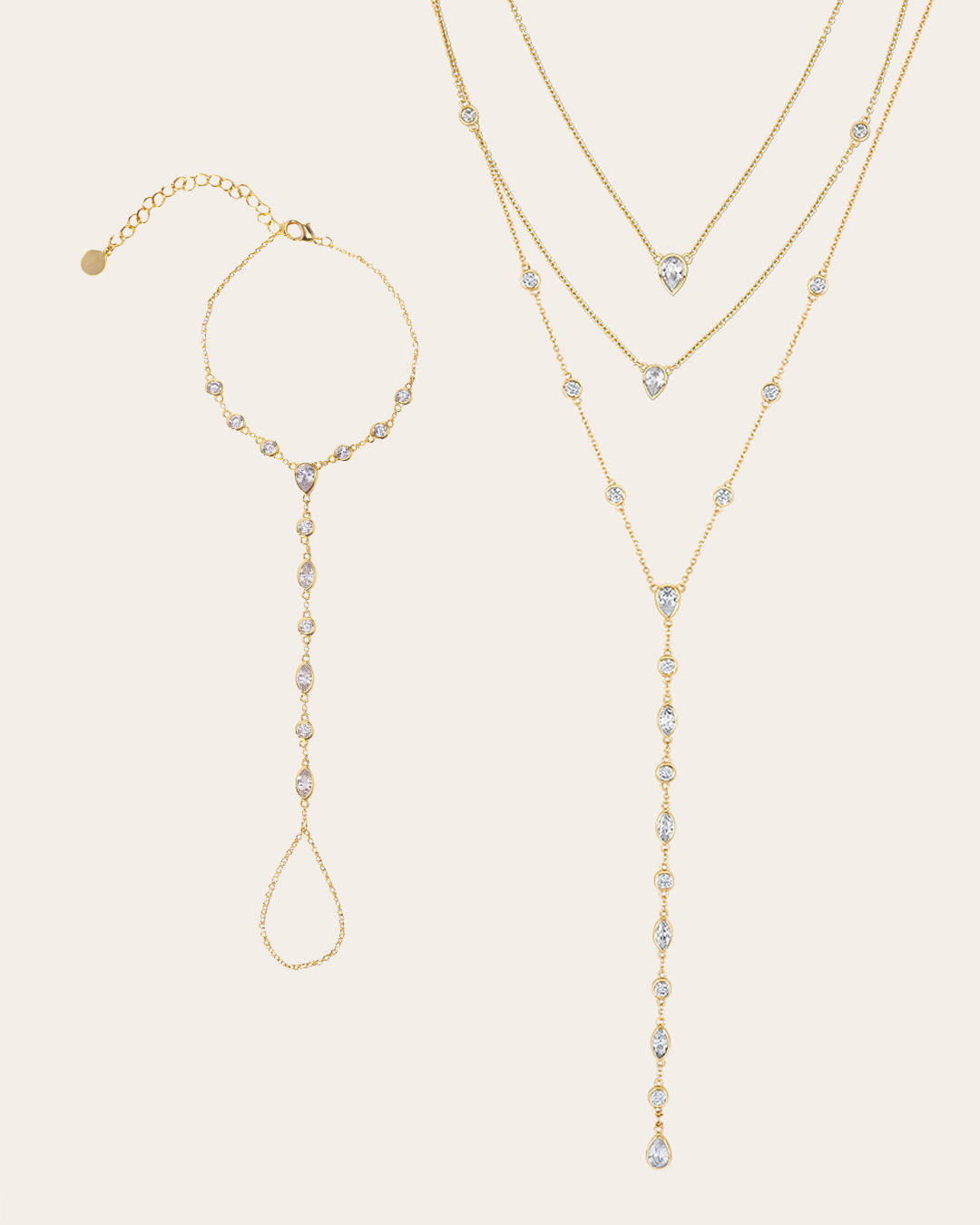 De Iconic Aurelia set – gold plated
