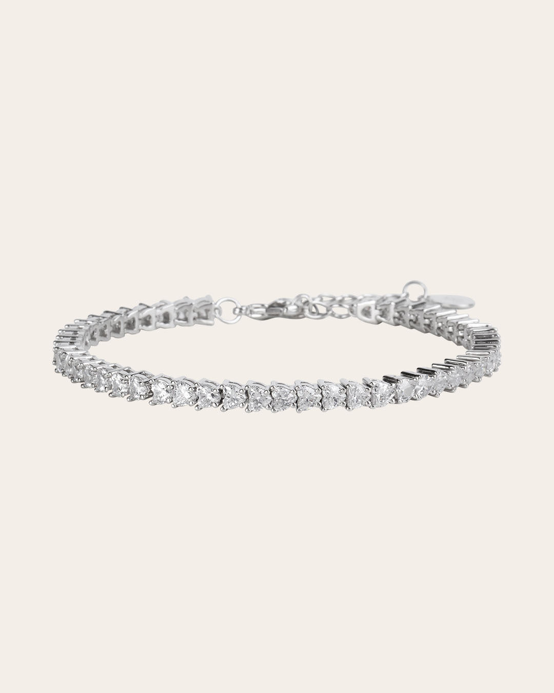 De Aphrodite tennisarmband - silver plated – Franky Amsterdam