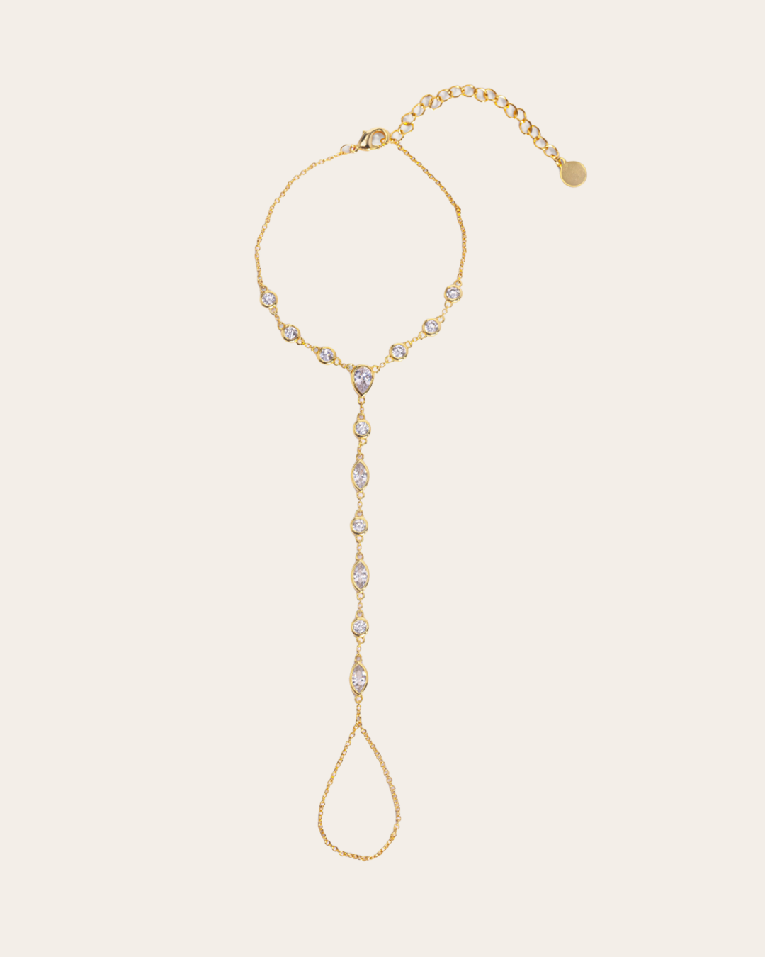 De Aurelia hand chain - gold plated