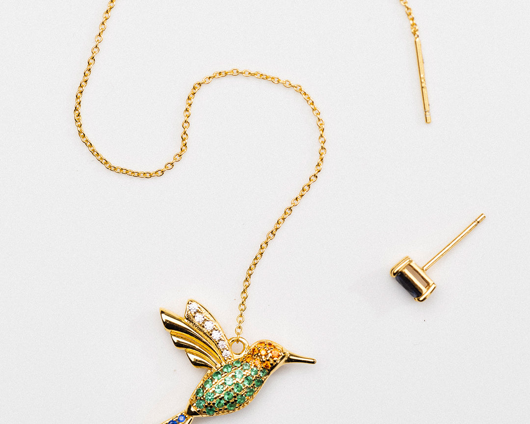 The Bee-eater and stud earring The Savanna Collection