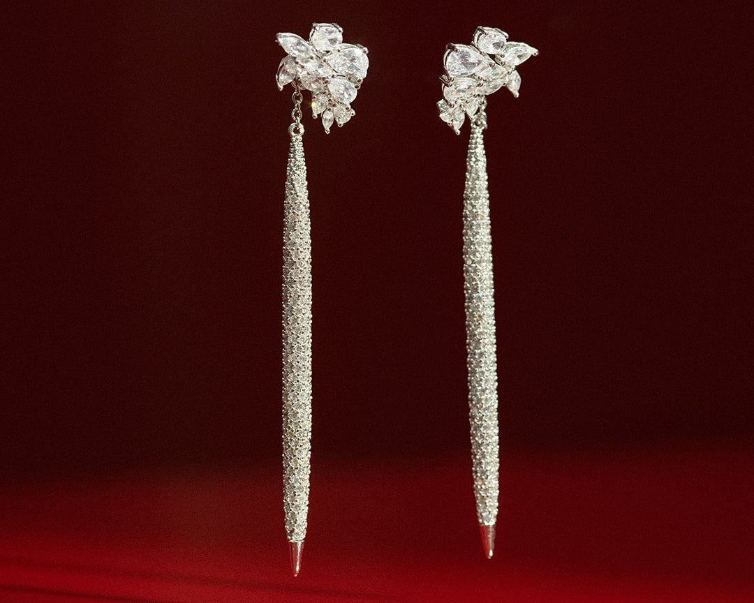 The Daring Bride earrings silver