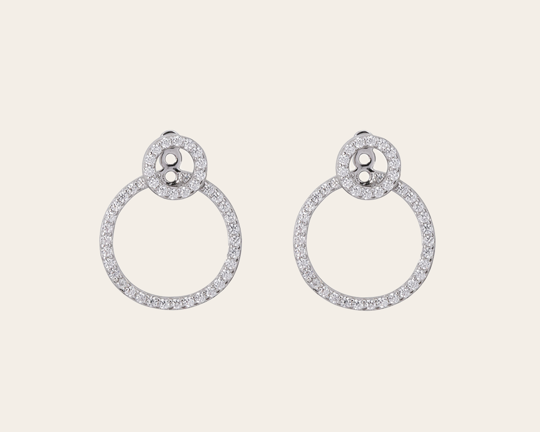 The Infinity earrings silver