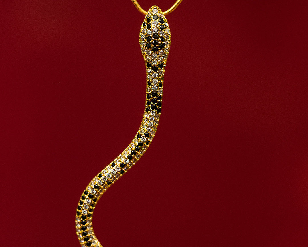 The Python necklace close-up