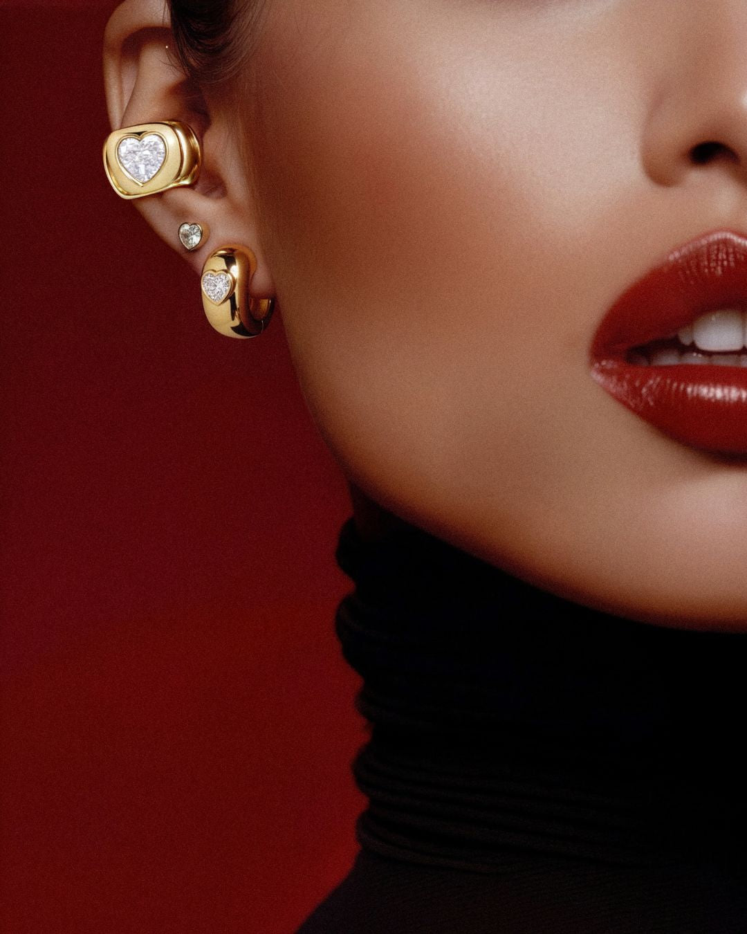 Les goujons de Amour - plaqué or