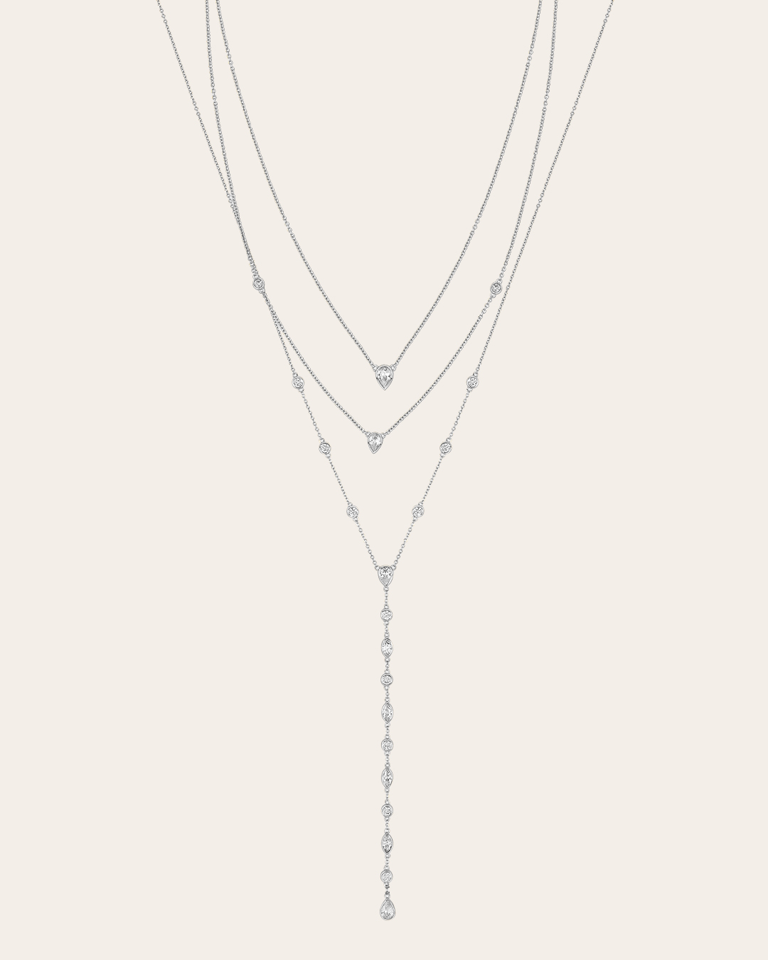 De Aurelia ketting - silver plated