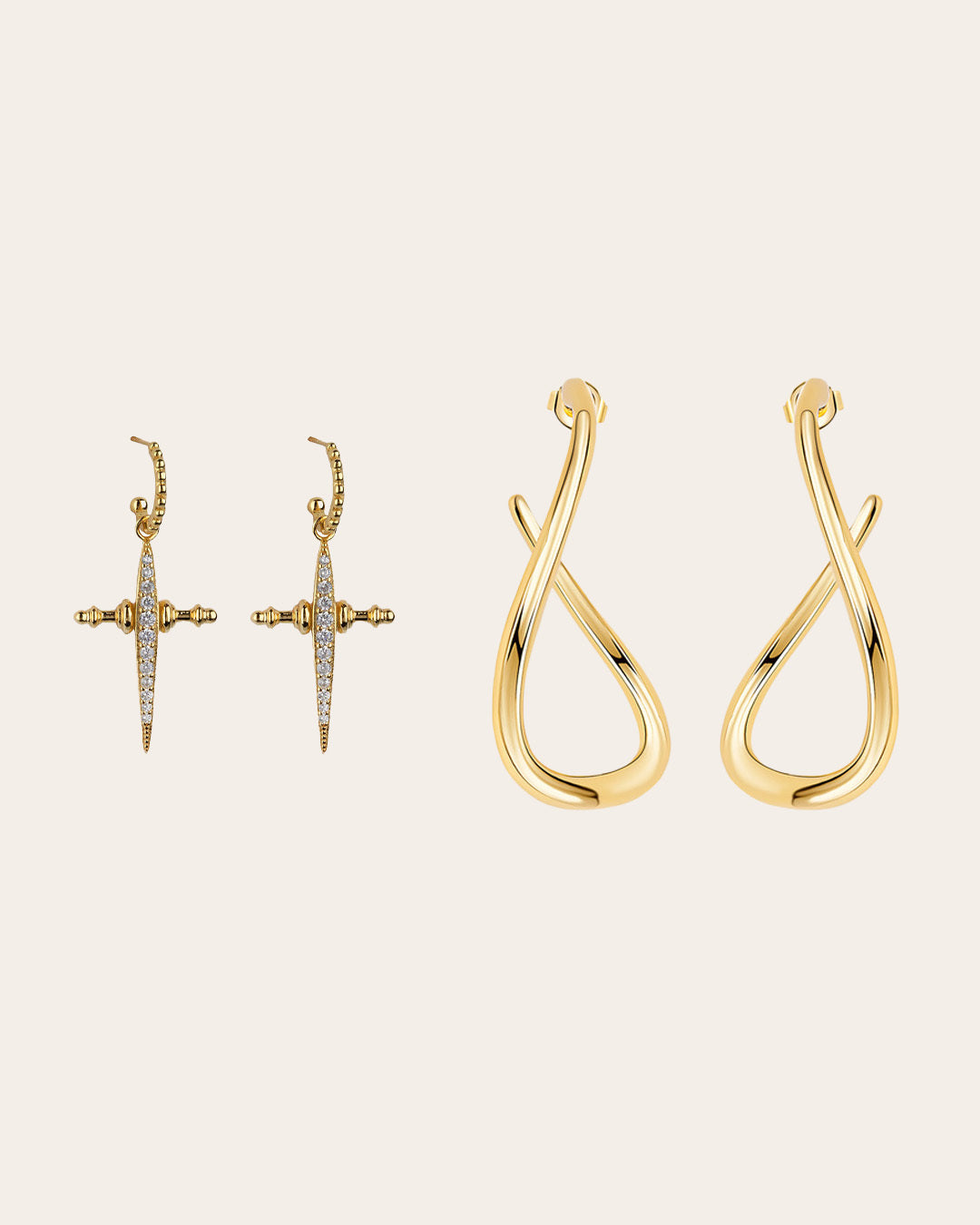 De Statement Set - gold plated