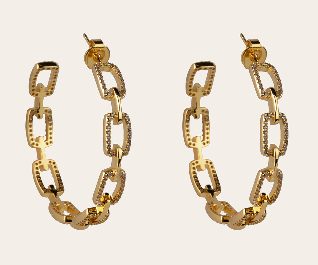 The Endless Love earrings gold