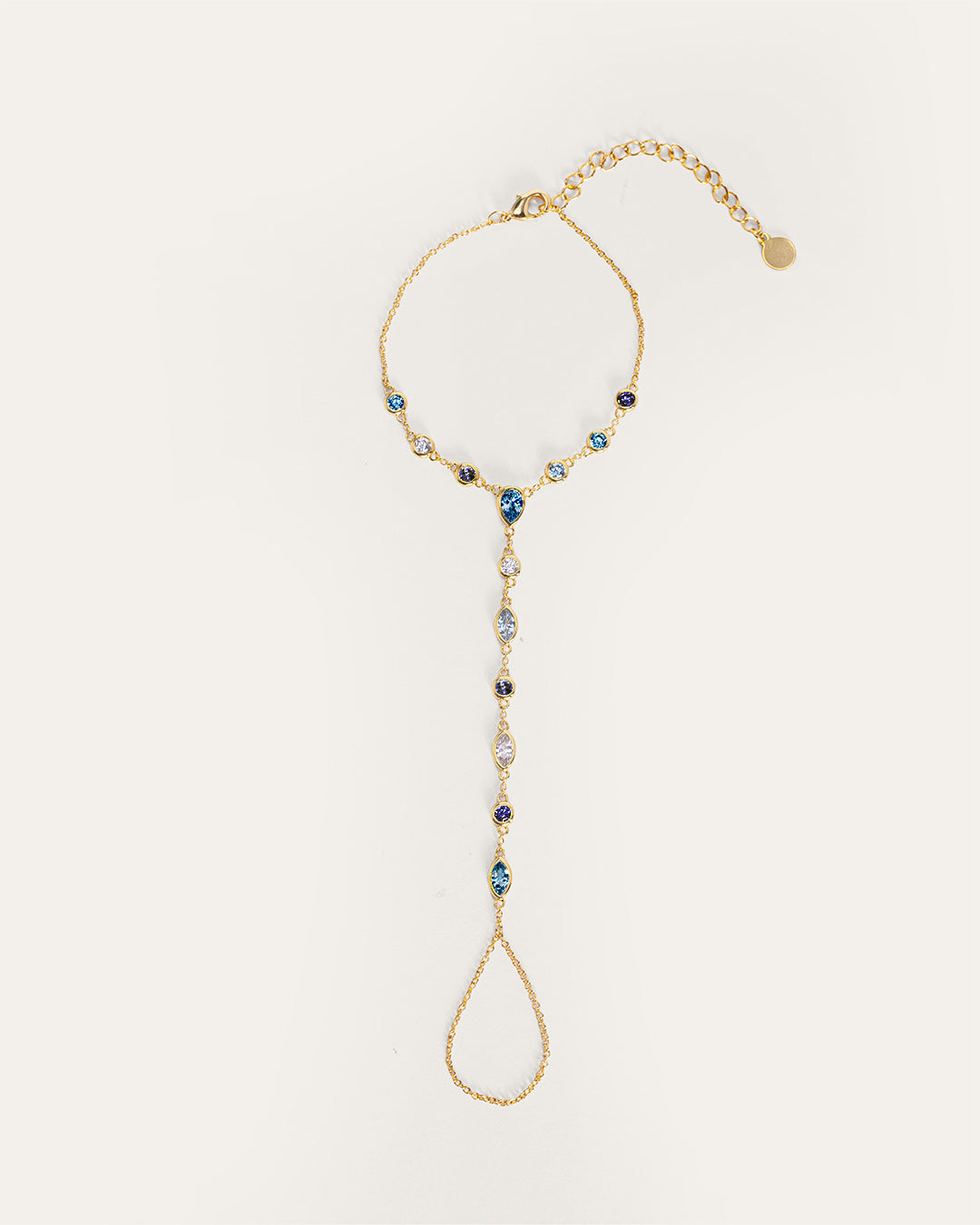 De Aurelia Ocean hand chain - gold plated