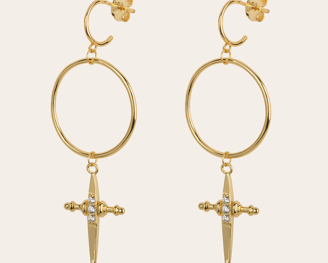 Serene Beverly earrings gold