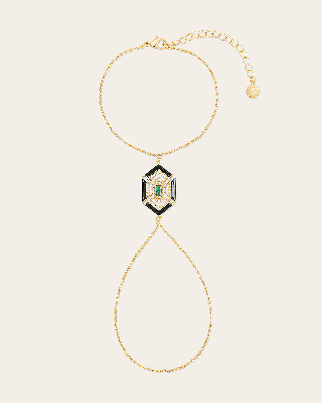 De Iman hand chain – gold plated