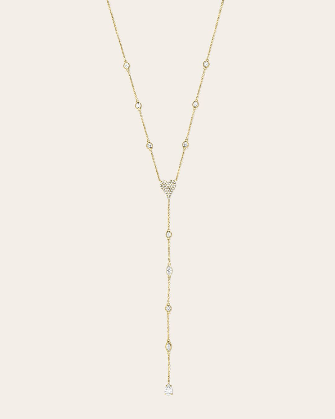 Le collier Amour - plaqué or