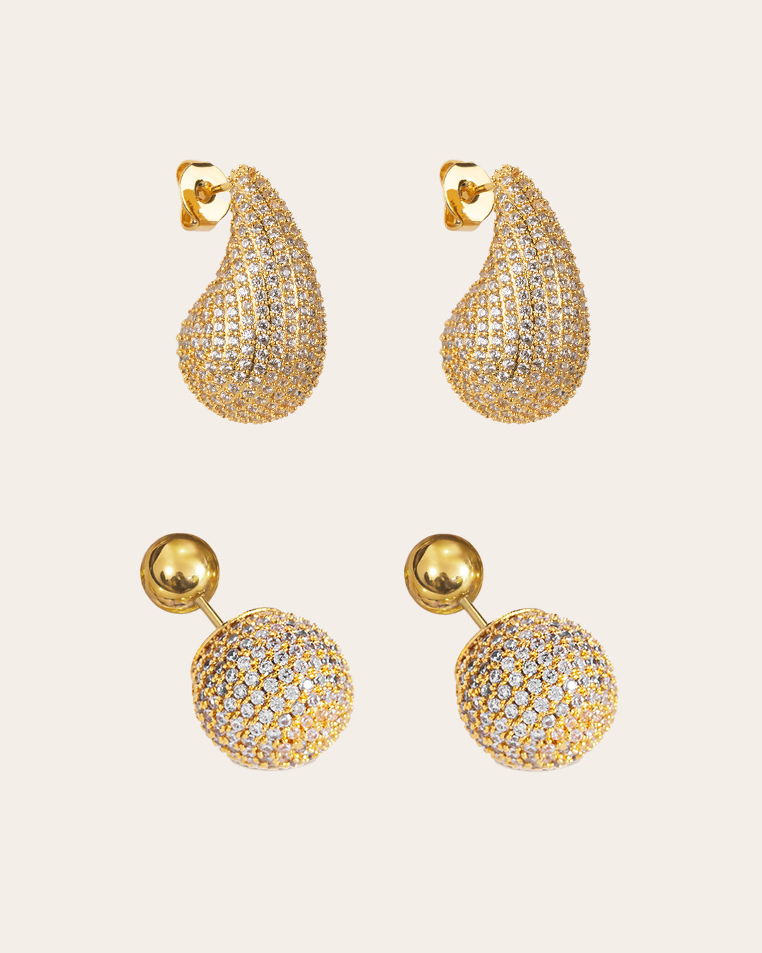 The Celestial Glow set - gold plated