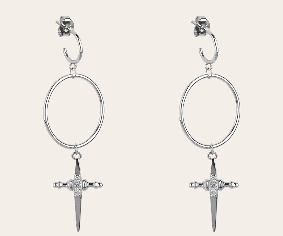 Serene Beverly earrings silver